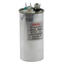 Capacitor Dual Round Run 35/5 uf MFD 370-150 Volt 97F9834 GE Z97F9834