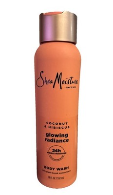 Shea Moisture Coconut Hibiscus Body Wash 18oz 4 Pack New