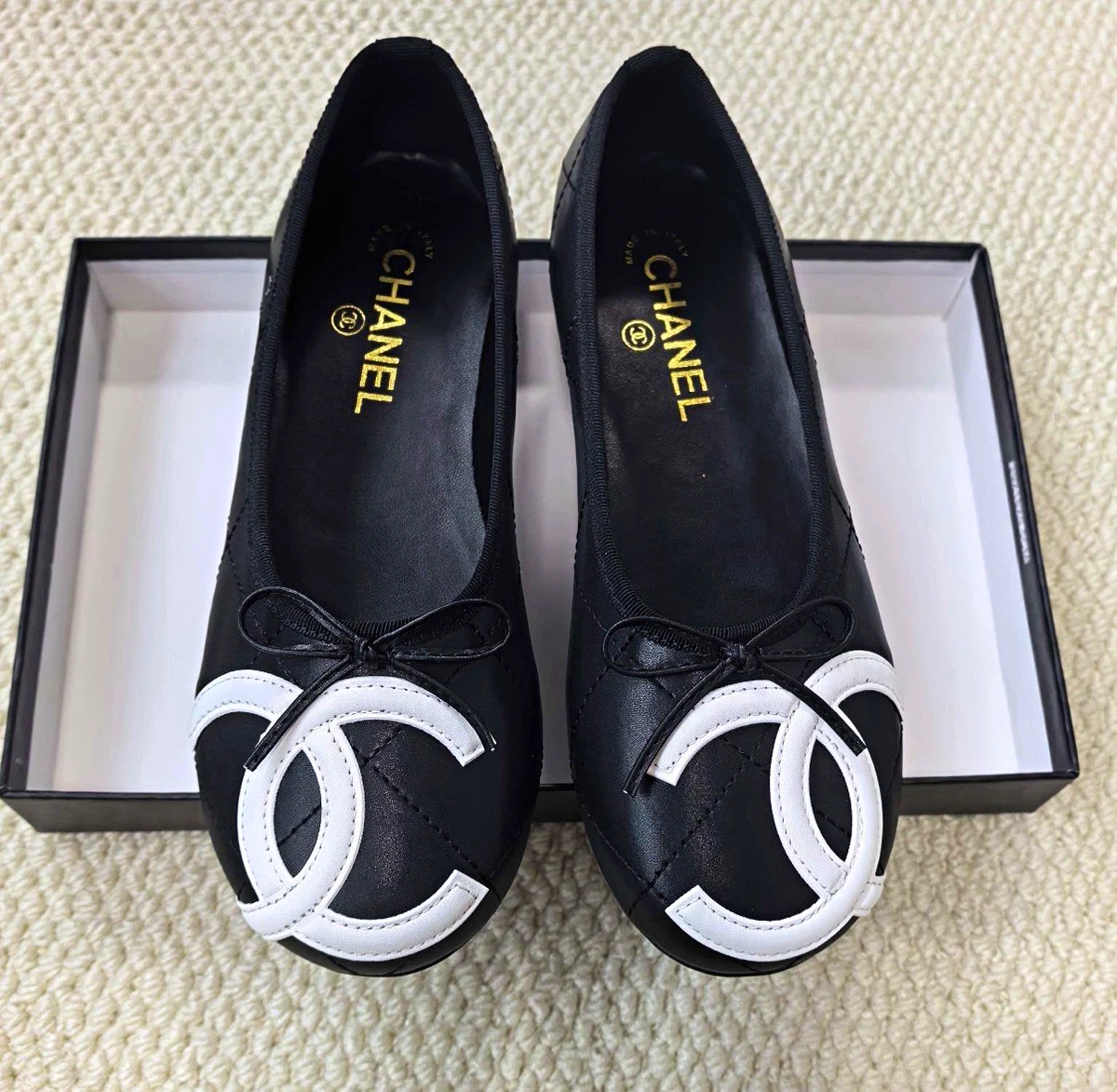 CHANEL Logo Flats for Women for sale | eBay