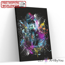 Paint By Numbers Canvas Art Draw Artist Painting Oil Kit Home Decor Monkey Adult