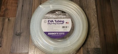 Abbott EVA Tubing 1/2'' ID x  100' Ethyl Vinyl Acetate 2112887 Ultra Dynamic 