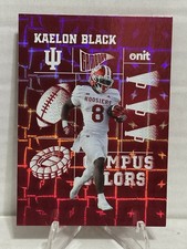 2025 ONIT INDIANA HOOSIERS CAMPUS COLORS KAELON BLACK CARD #CC-7