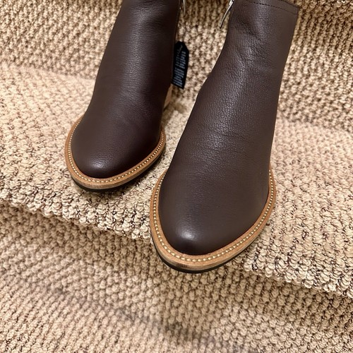 NIB ECCO Sartorelle Shape 35 Ankle Women EU37 US6-6.5 Leather Ankle Boots Shale - Picture 8 of 12