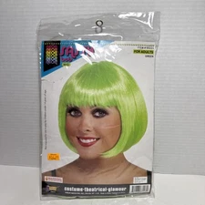 Unisex Adult Wig  Sassy Bob Green Neon By Forum Novelties Hallowen