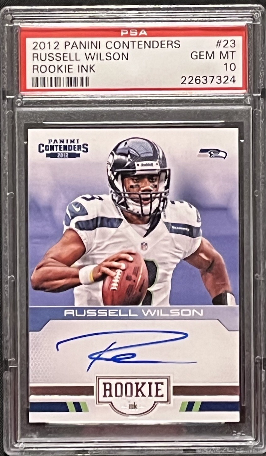 2012 Panini Contenders Rookie Ink #23 Russell Wilson PSA 10 AUTO