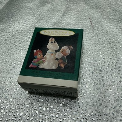 Hallmark Keepsake The Flintstones Pebbles And Bamm-Bamm MINIATURE Ornament 1995
