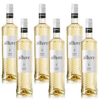 Allure Pinot Grigio, halbtrocken, sortenreines Weinpaket (6x0,75l)