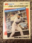 Photo of 1987 Topps Kmart 25th Anniversary Baseball's Stars of the Decades #28 Don Mattin