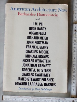 architektur sach buch alt AMERICAN ARCHITECTURE NOW  1980 diamonstein top deko