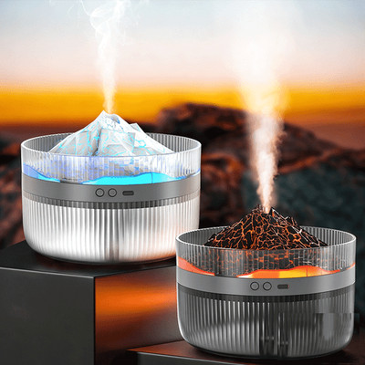 1200ML ULTRASCHALL LUFTBEFEUCHTER AROMA DIFFUSER HUMIDIFIER 2LED LICHT DIFFUSOR`