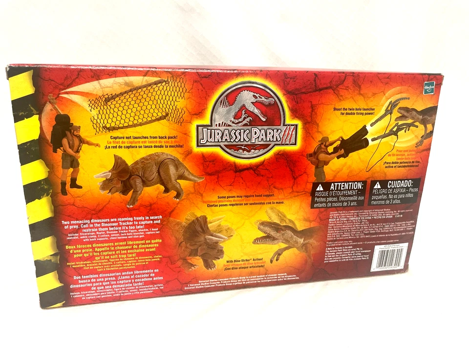 Парк Юрского периода 3 III Hasbro набор для отслеживания динозавров как новый в упаковке - Изображение 2 из 4