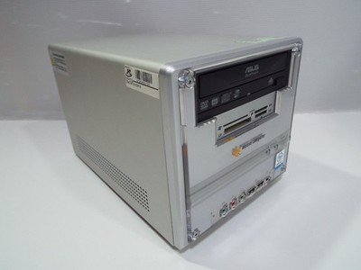 Retro cube desktop computer SFF PC Shuttle XPC SS56G FR acrylic panel Socket 478
