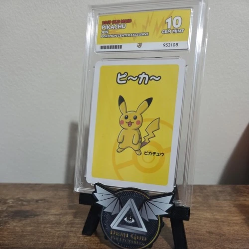 Pokémon Centre Exclusive Old Maid Pikachu 2019 Japanese Card  Ace Grading 10