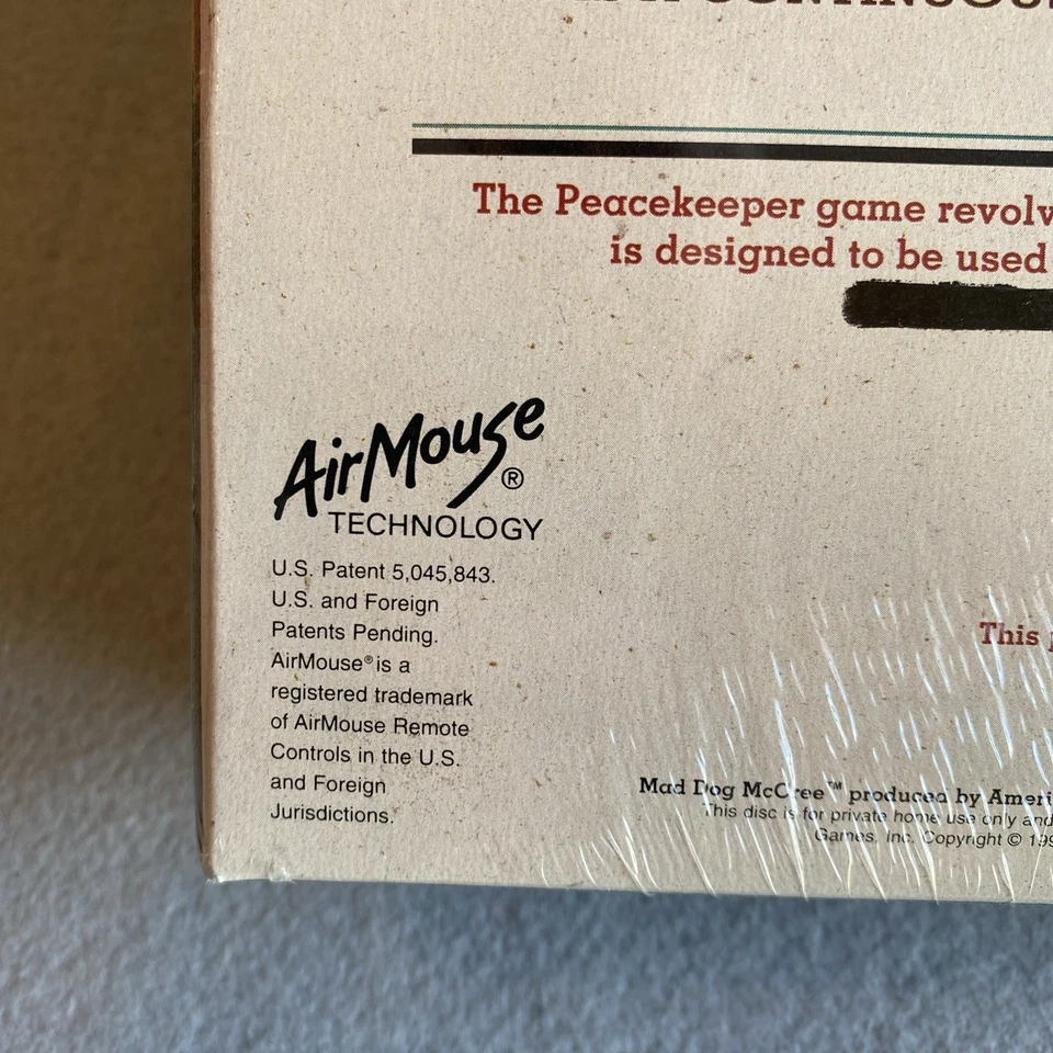 Mad Dog McCree Peacekeeper Revolver Shooting Game Phillips CD-i NEW Sealed - Image 3 of 4