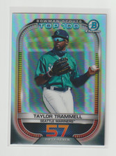 2021 Bowman Chrome Taylor Trammell Bowman Scouts Top 100 Insert #BTP-57