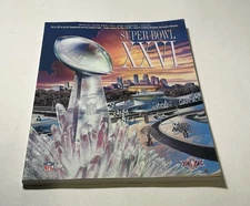 VINTAGE Official Super Bowl XXVI Game Program 26 NFL FOOTBALL Redskins vs. Bills