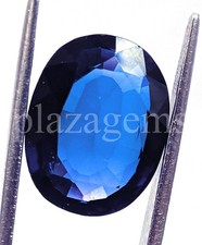 Natural Blue Sapphire 21.75 Carat Oval Shape EGL Certified Loose Gemstone 6AGD