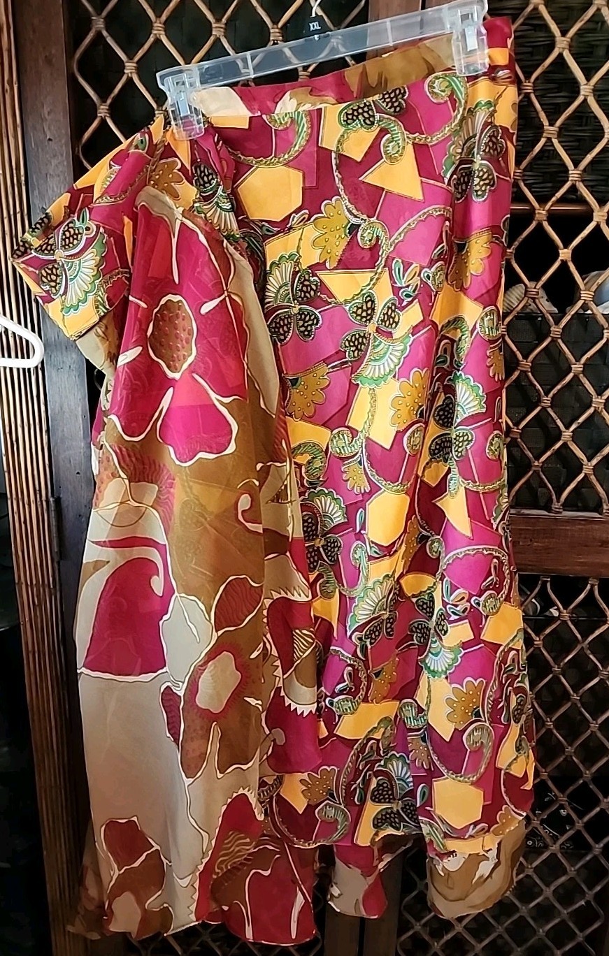 EUC Multifunction Reversible Double Layer Boho WR… - image 1