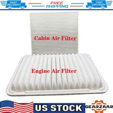 CABIN & AIR FILTER COMBO FOR TOYOTA CAMRY 2.5 2.4L ENGINE 2007-2017 17801-0H050