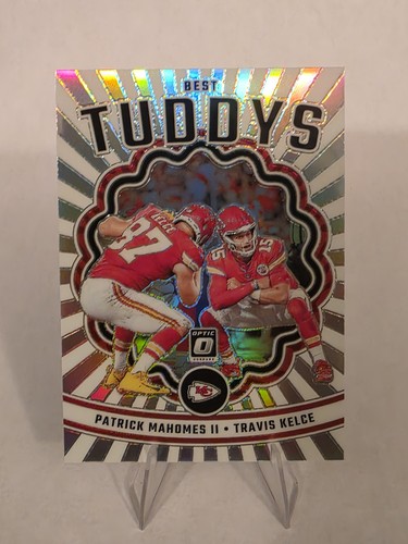 2023 Donruss Optic Prizm TUDDYS Patrick Mahomes II Travis Kelce #BT-PT Chiefs