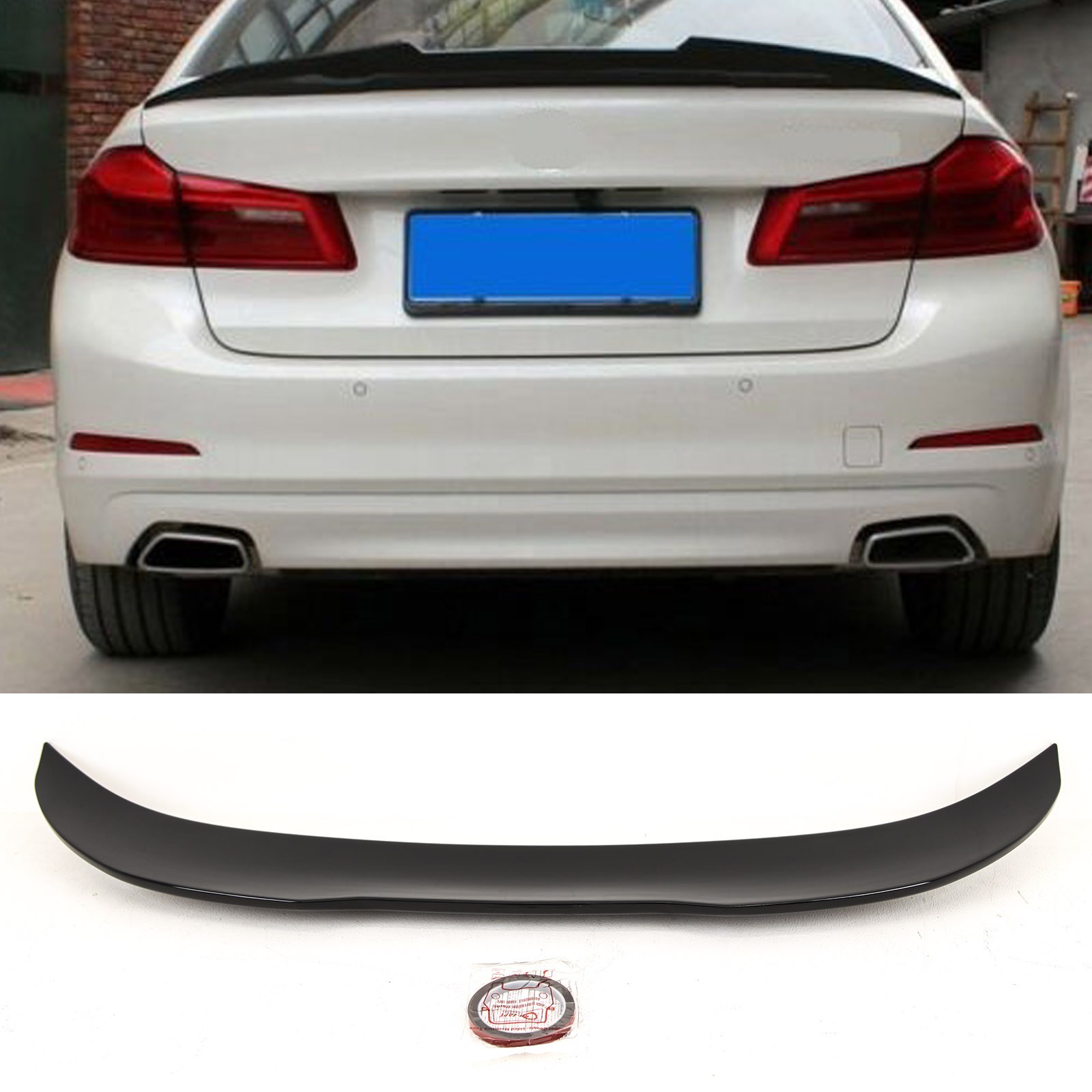 Fits BMW 5 Series F10 2010-2016 Rear Trunk Boot Lip Spoiler Gloss