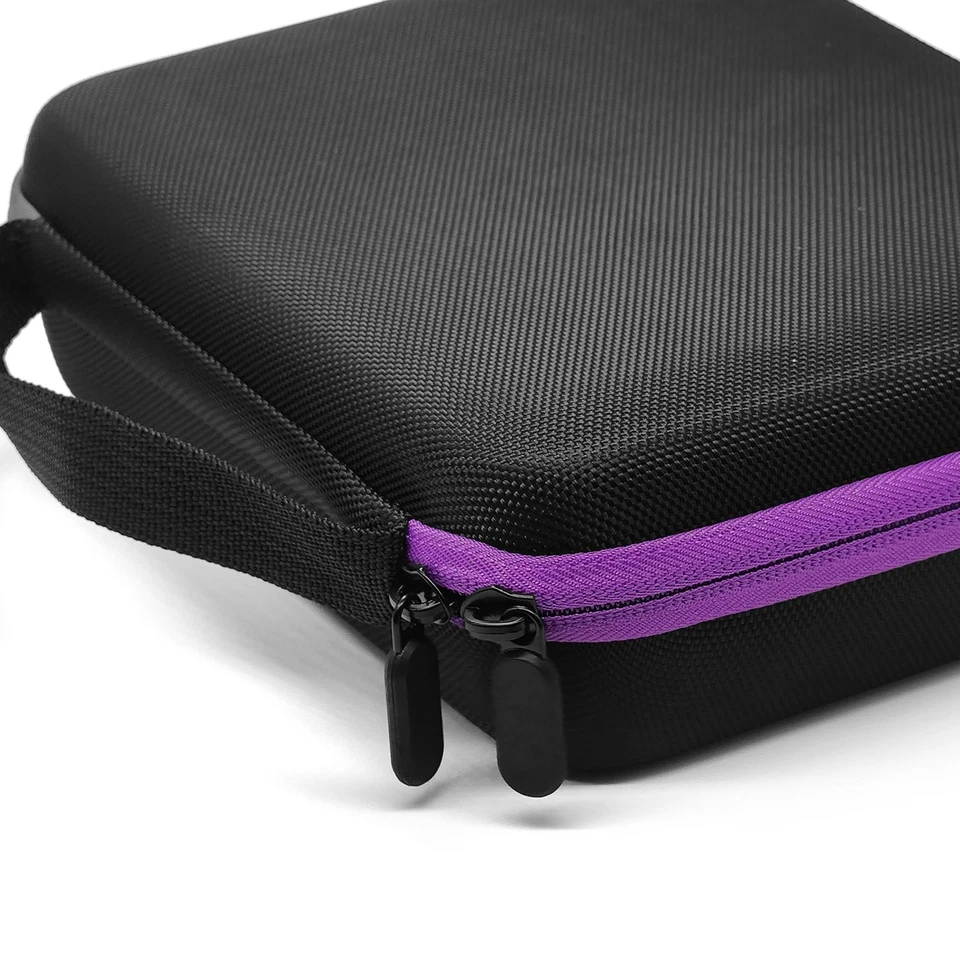 1 Lightweight Black YoYo Ball Storage Bag Dual Zipper Closure Wide Opening OFCD - Image 3 of 4