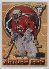 2000-01 Pacific Private Stock Titanium Gold 47/99 Arturs Irbe #15 2d8