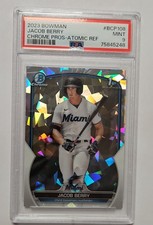 2023 Bowman - Chrome Prospects Jacob Berry #BCP-108 Atomic Refractor (RC)