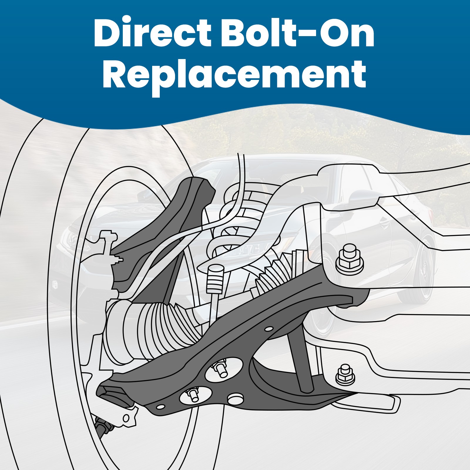 2x Front Lower Control Arms w/ Ball Joints Left & Right for 2016-2022 Honda HR-V