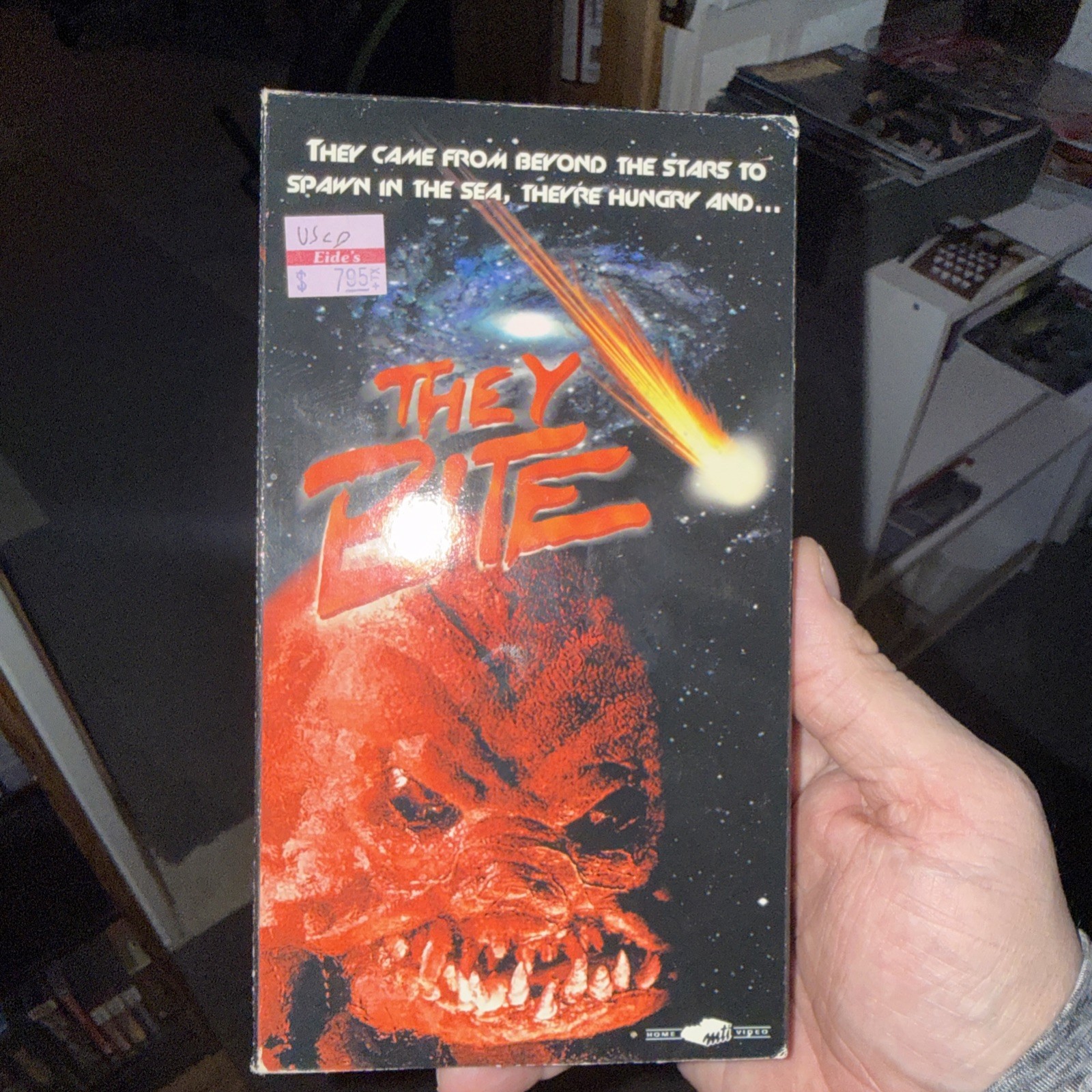 They Bite 1996 VHS Horror Film (Tested)