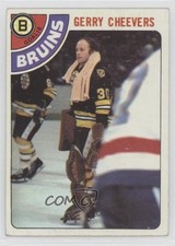 1978-79 Topps Gerry Cheevers #140 HOF 0p5r