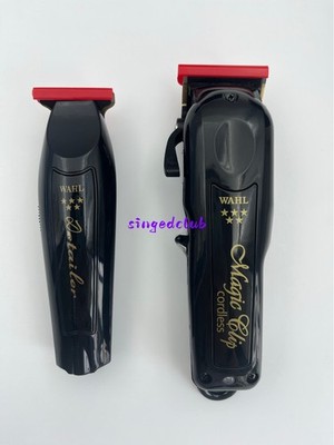 Wahl Cordless Barber Combo Black Magic Clip Clipper & Detailer