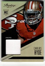 2014 Panini Prestige Carlos Hyde Rookie Jumbo Patches #CH