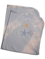 Baby Kakes Baby Boy Tie Dye Cotton Swaddle Receiving Blanket