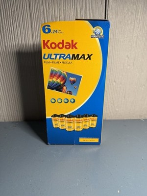 6 Kodak Ultramax 400 35mm Color Negative Film, 24 Exposure, LOT Of 6 ROLLS 2011