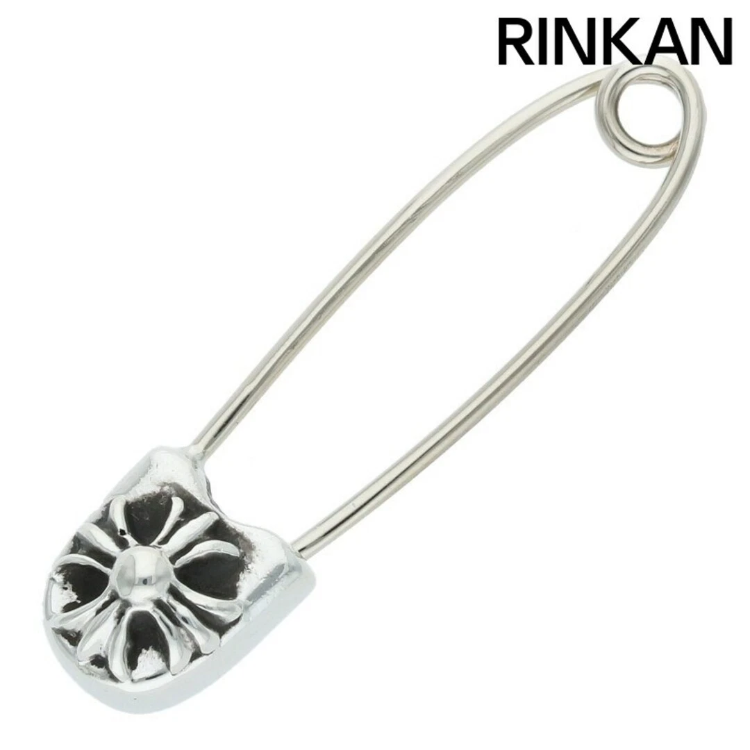 CHROME HEARTS Collana Top Uomo Cromo Cuori Sicurezza PIN SM Piccola Argento Usato042396b70f