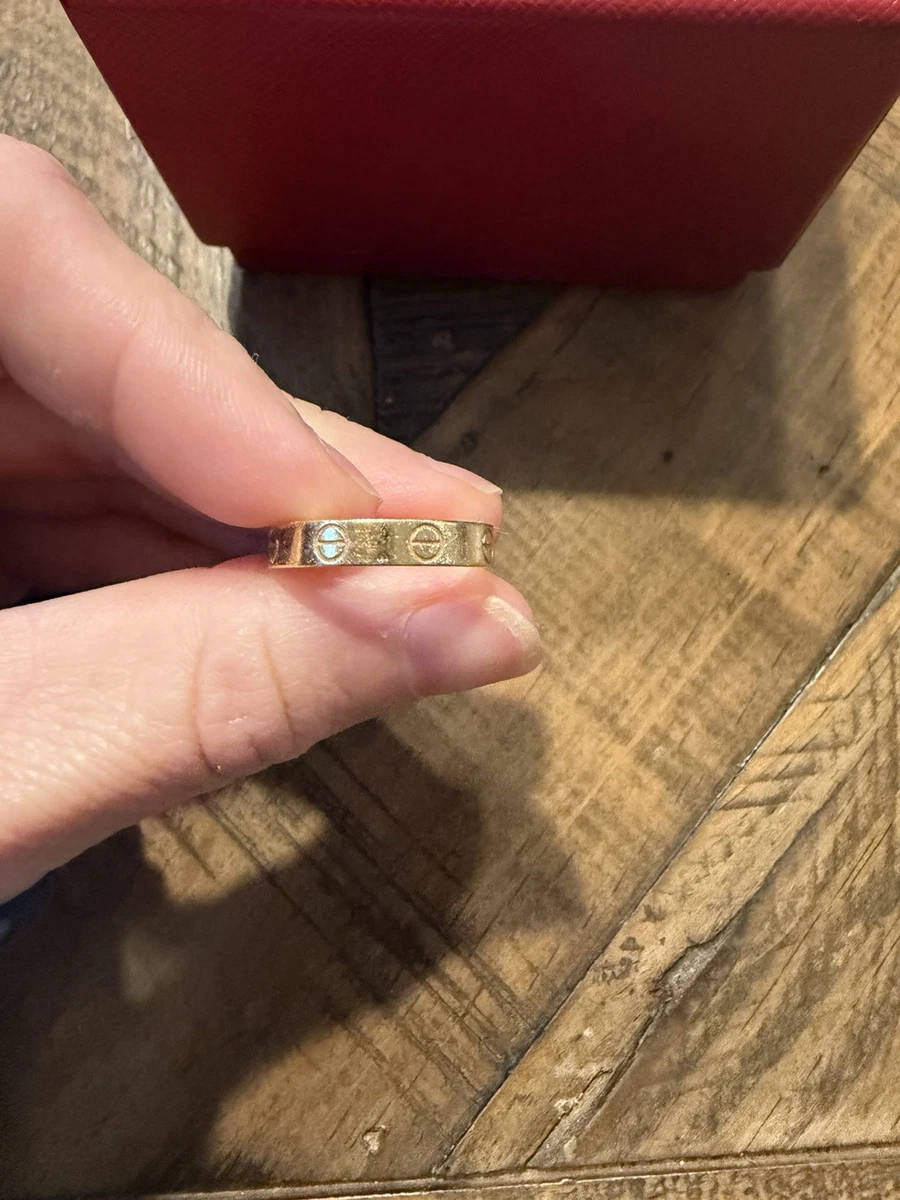 Cartier Yellow Gold Band Fine Rings without Stones for sale | eBay