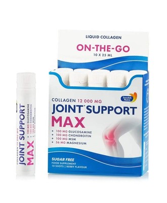 Swedish Nutra Joint Support Max Collagen Shots 12000mg Berry 10 x 25ml