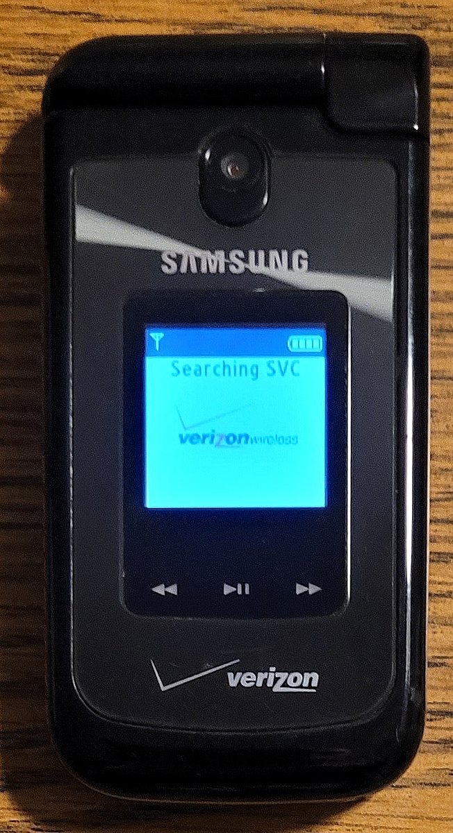 Samsung Zeal SCH-U750 - Black ( Verizon ) Super Rare Dual Flip