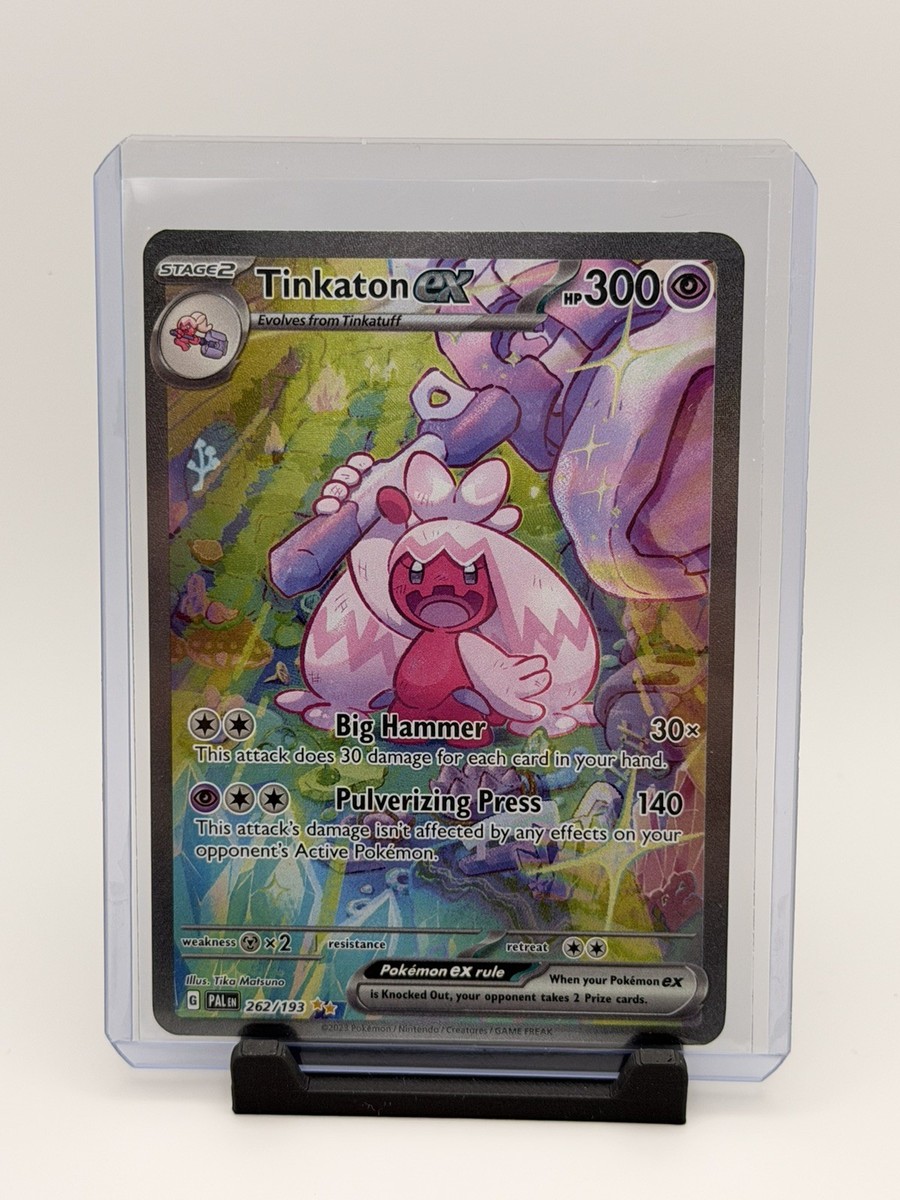 Tinkaton ex 262/193 Special Illustration Rare Paldea Evolved Pokemon Near  Mint