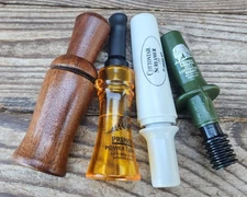 Lot of 4 Game Calls - Wood Duck, Primos Power Crow, Rabbit & Cottontail Screamer