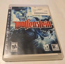 Wolfenstein PS3 2009 rare delisted game CIB Complete Tested Black Label⁠