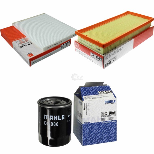 Mahle / Knecht Innenraumfilter LA 306 Luftfilter LX 1143 ÖLfilter OC 986-image