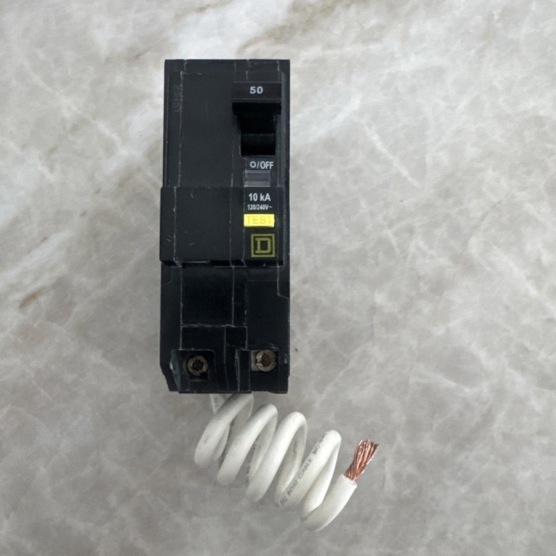 Square D QO250 50A 2-Pole 120/240VAC AFCI Branch Circuit Breaker