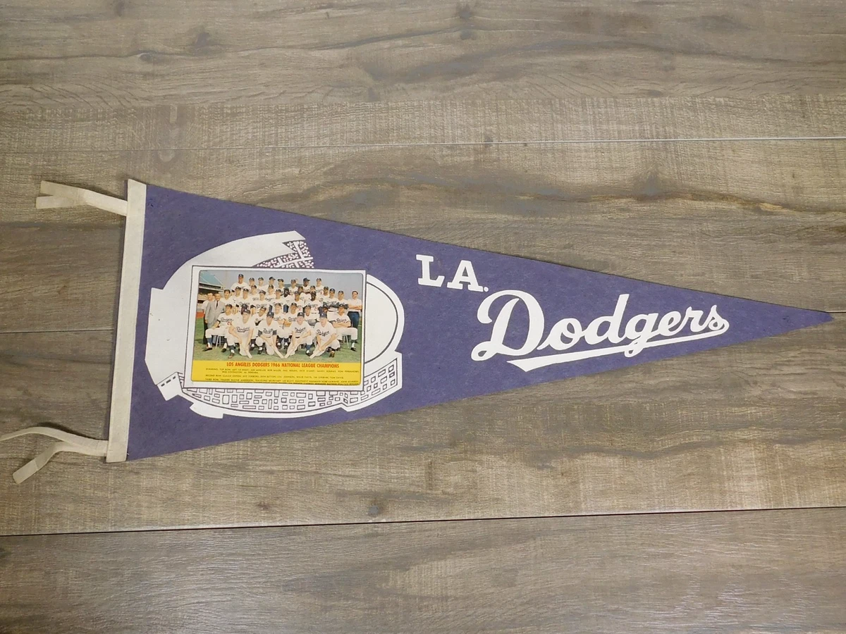 Los Angeles Dodgers Baseball Original Vintage Sports Pennants and