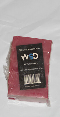 Ski snowboard  Base wax ski wax  200 grams /all temp USA Made 5blocks 200gtotal