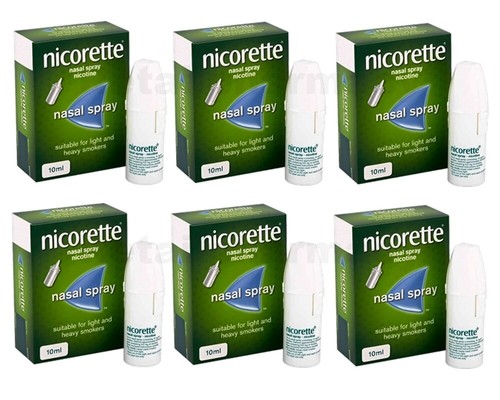 Nasal Spray Nicorette 10ml - 6 Pack Expiry 01-2026