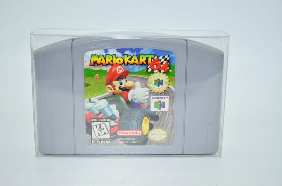 10 capas protetoras de plástico capa tela para cartucho Nintendo N64 - Imagem 3 de 4