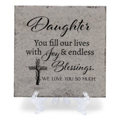 BRAND NEW Daughter, You Fill Our Lives with Joy, Tile - We love you so much!