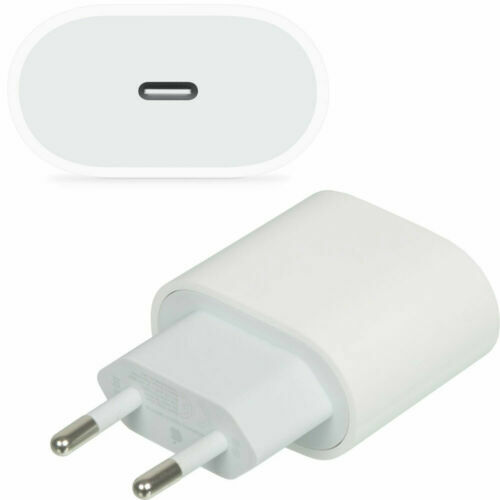 Chargeur Rapide Pisen USB-C 18W 3A - Blanc - En Plastique Recyclé - Pour Téléphone